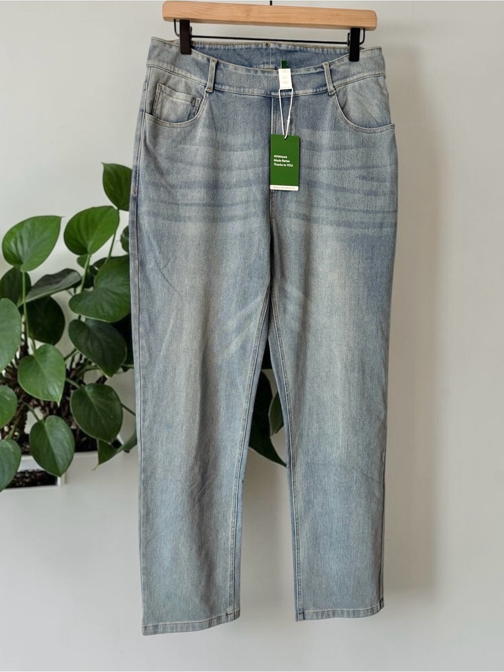 HALARA Light Blue Denim Jeans with Branded Tag